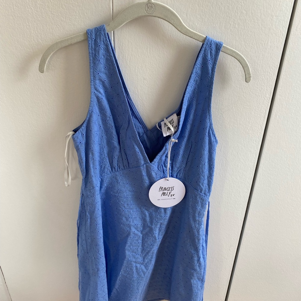 Princess Polly Nellie Mini Dress Blue